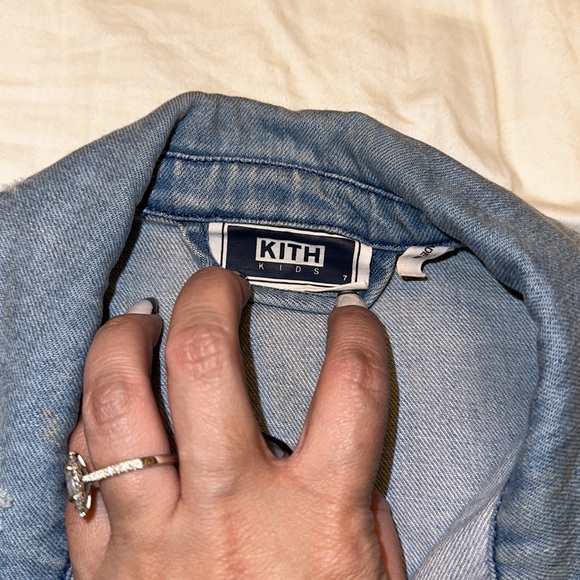 Kith kids jean jacket size 7 - Picture 3 of 3